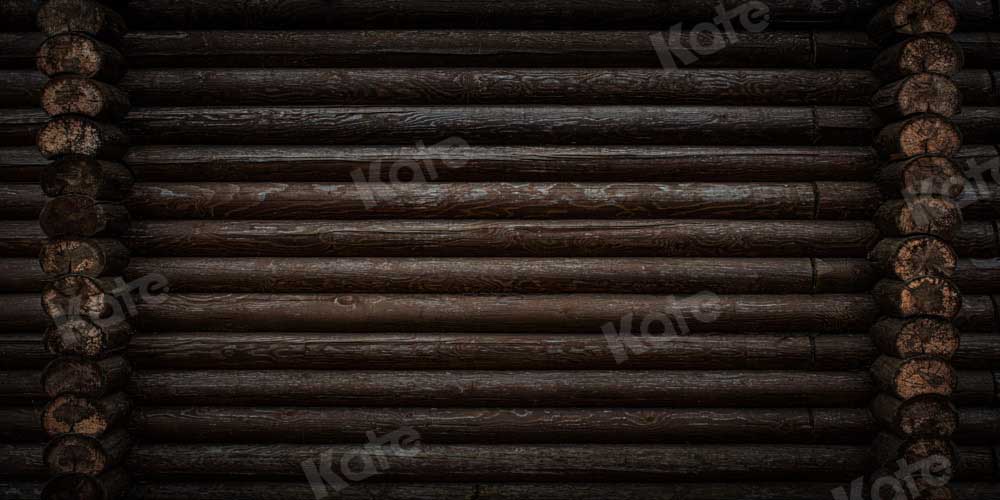 Kate Retro Wood Backdrop Old Black Designed by Chain Photography