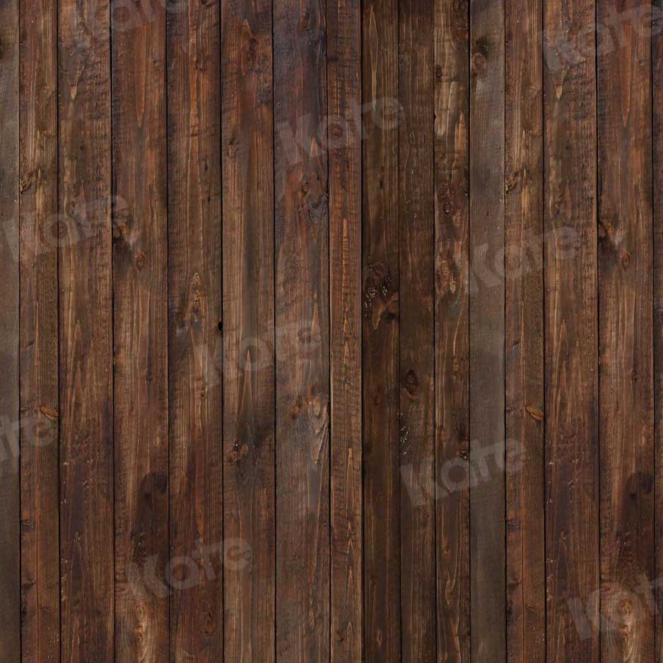 Kate Old Brown Retro Wood Floor Backdrop for Photography