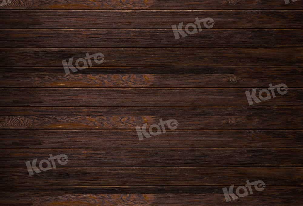 Kate Retro Wood Backdrop Dark Brown Designed by Kate Image