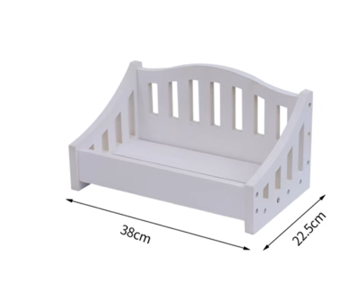 Kate Mini Wooden Bed Photography Props for Newborn