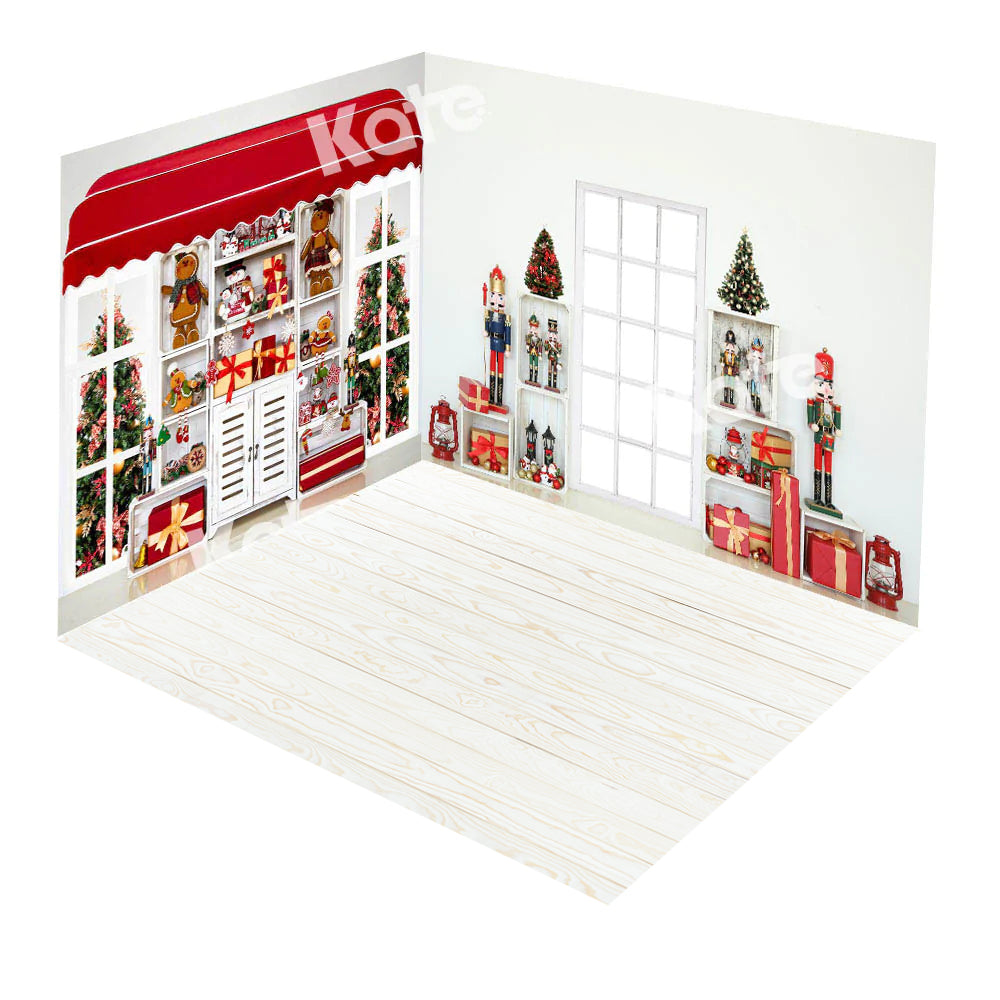 Kate Christmas Shelf Shop Winter Wood Room Set(8ftx8ft&10ftx8ft&8ftx10ft)